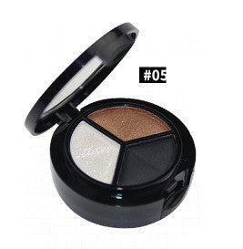 Mirror with brush eye shadow and makeup. chicpolly