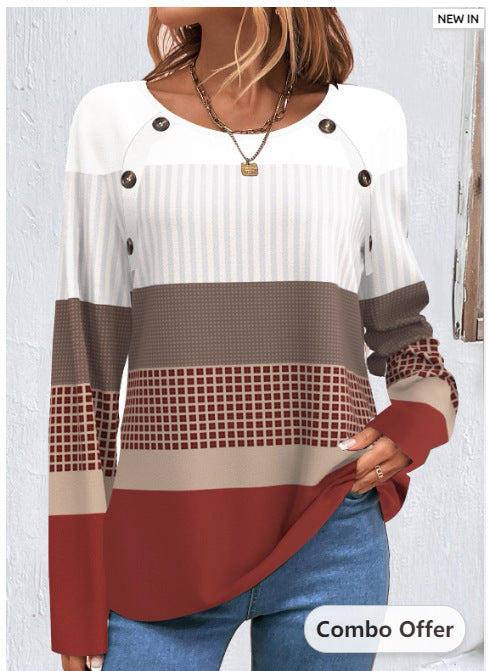 Winter Assorted Colors Button chicpolly