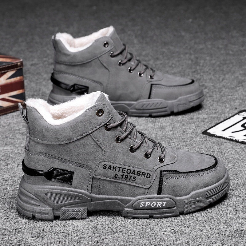 Casual Trendy High-top Boots chicpolly