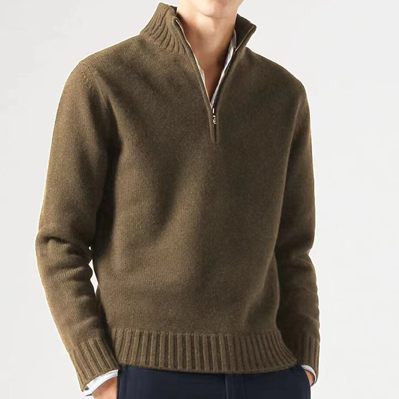 Autumn And Winter Men's Thickened Thermal Sweater chicpolly