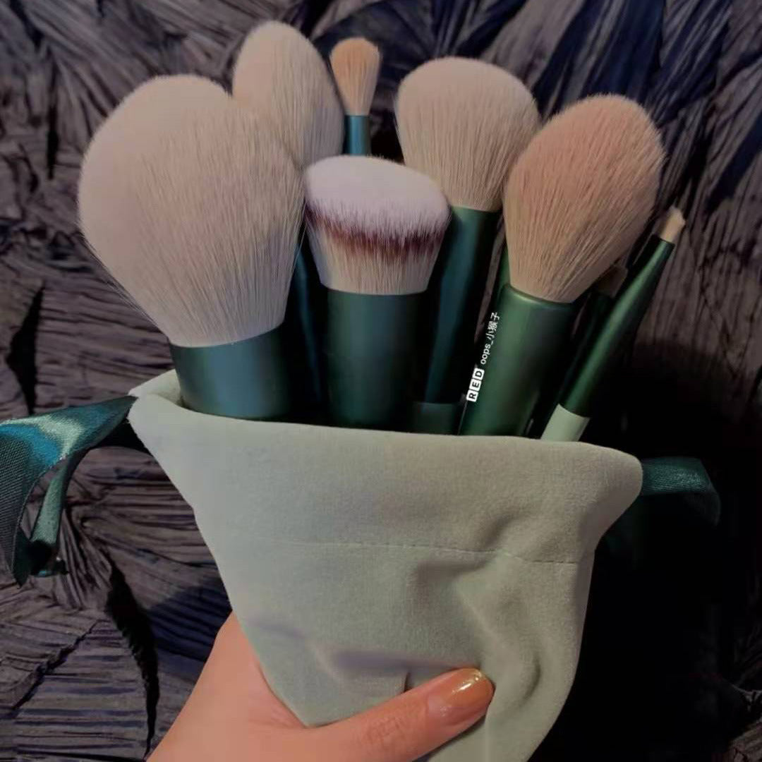 13Pcs Makeup Brush Set Make Up Concealer Brush Blush Powder Brush Eye Shadow Highlighter Foundation Brush Cosmetic Beauty Tools chicpolly