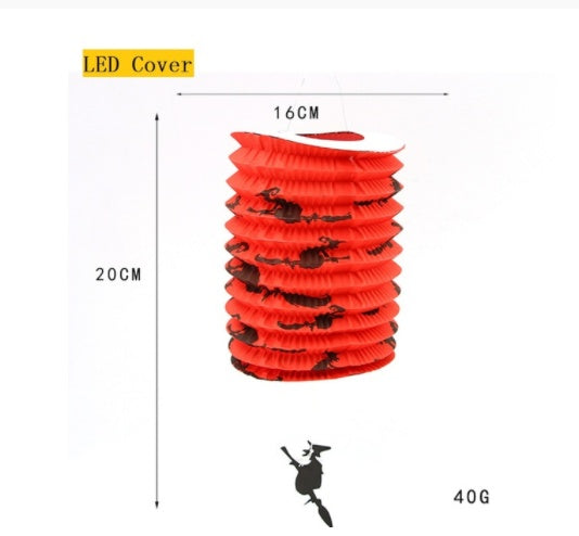 Halloween Holiday Decoration Lanterns Cloth Art Ghost Halloween String Lights chicpolly