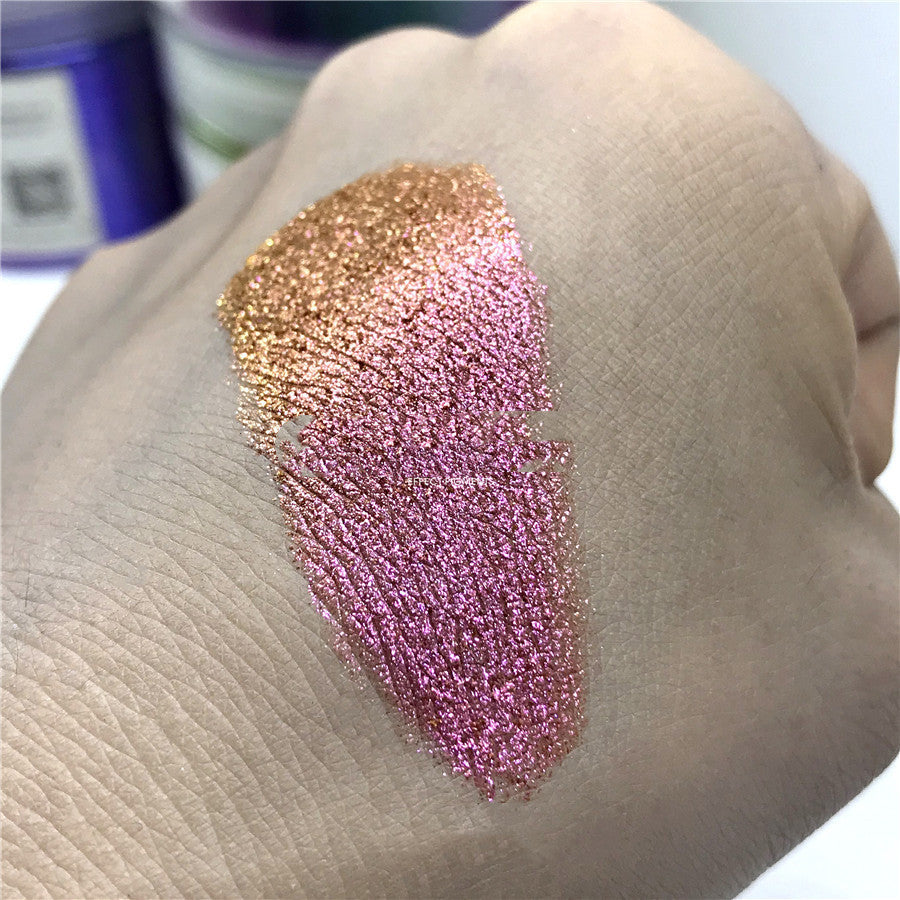 Two-tone Polarizing Eyeshadow Powder Stage Makeup chicpolly