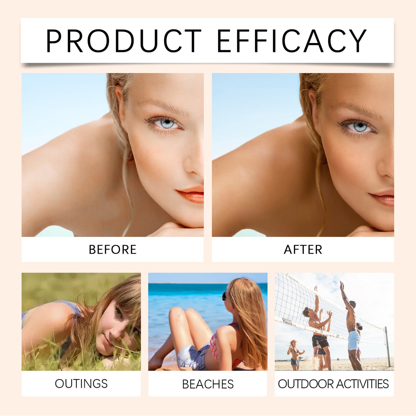 Facial Uniform Skin Color Moisturizing Care Solution chicpolly