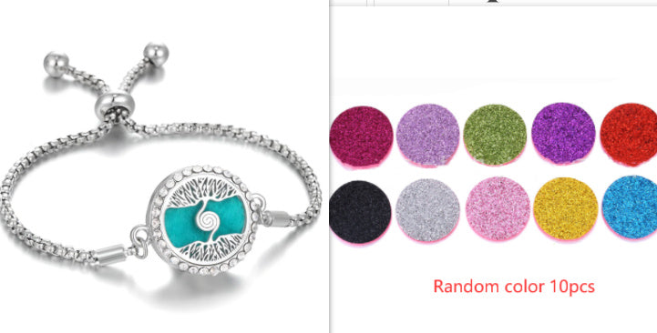 Stainless Aromatherapy Bracelet for Women chicpolly