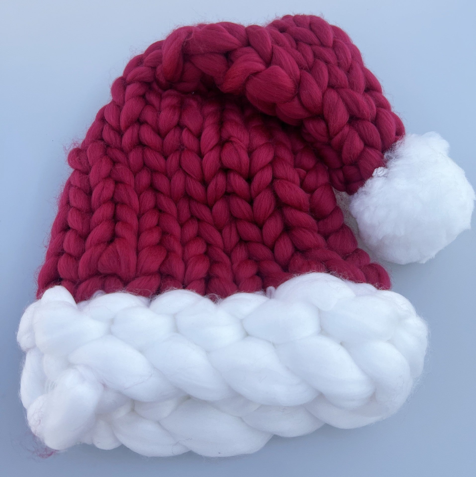 Christmas Plush Hat With Pompom Cute chicpolly