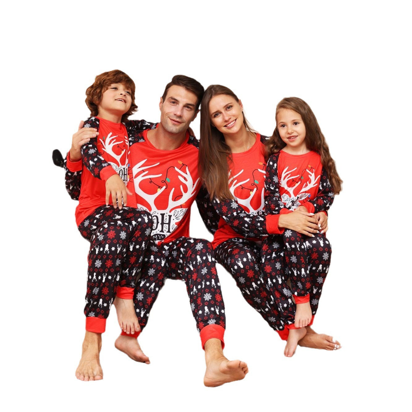 Christmas Parent-child Suit Pajamas chicpolly