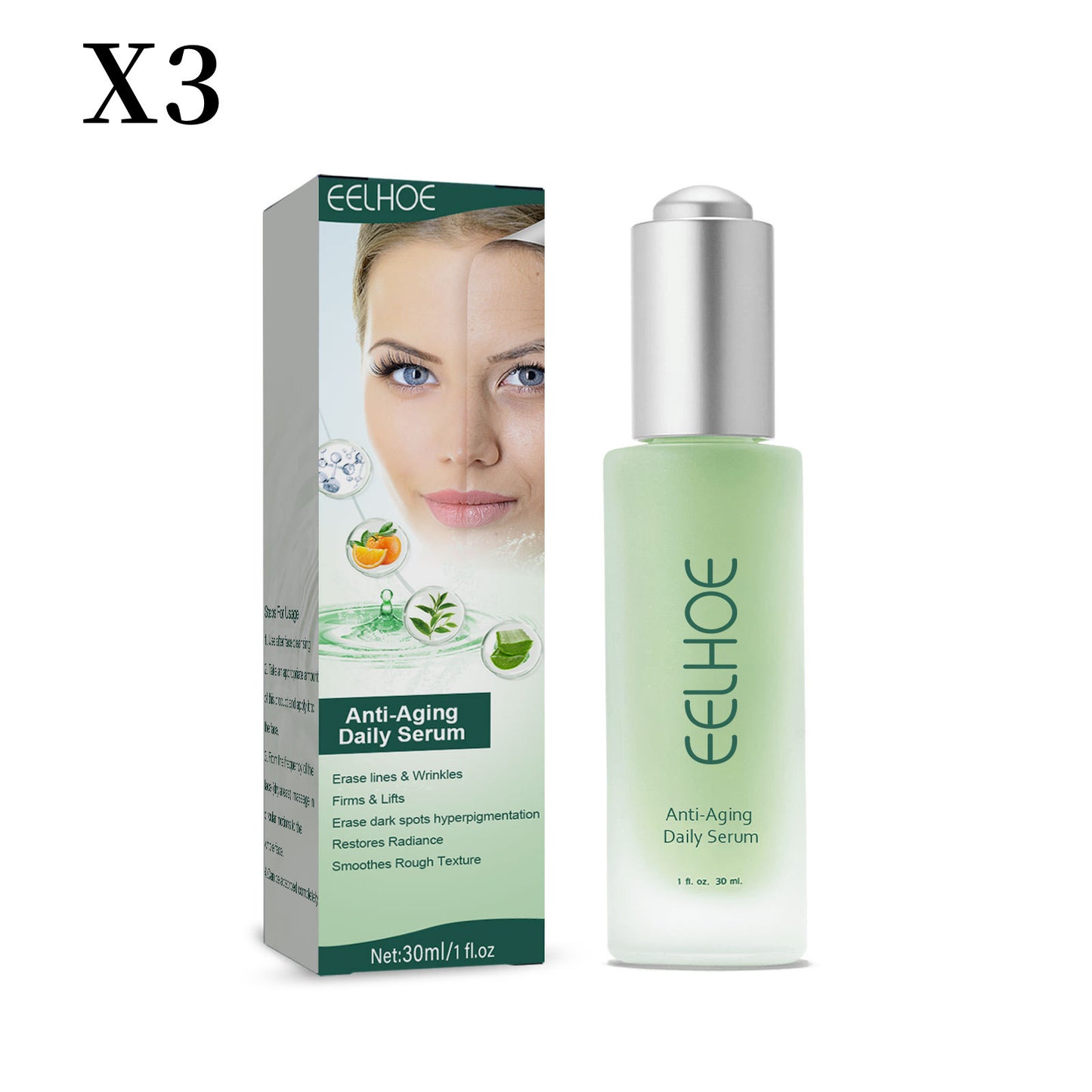 Intensive Anti-wrinkle Fade Fine Lines And Dark Circles Adjust Skin Tone Tighten And Moisturize Skin Care chicpolly