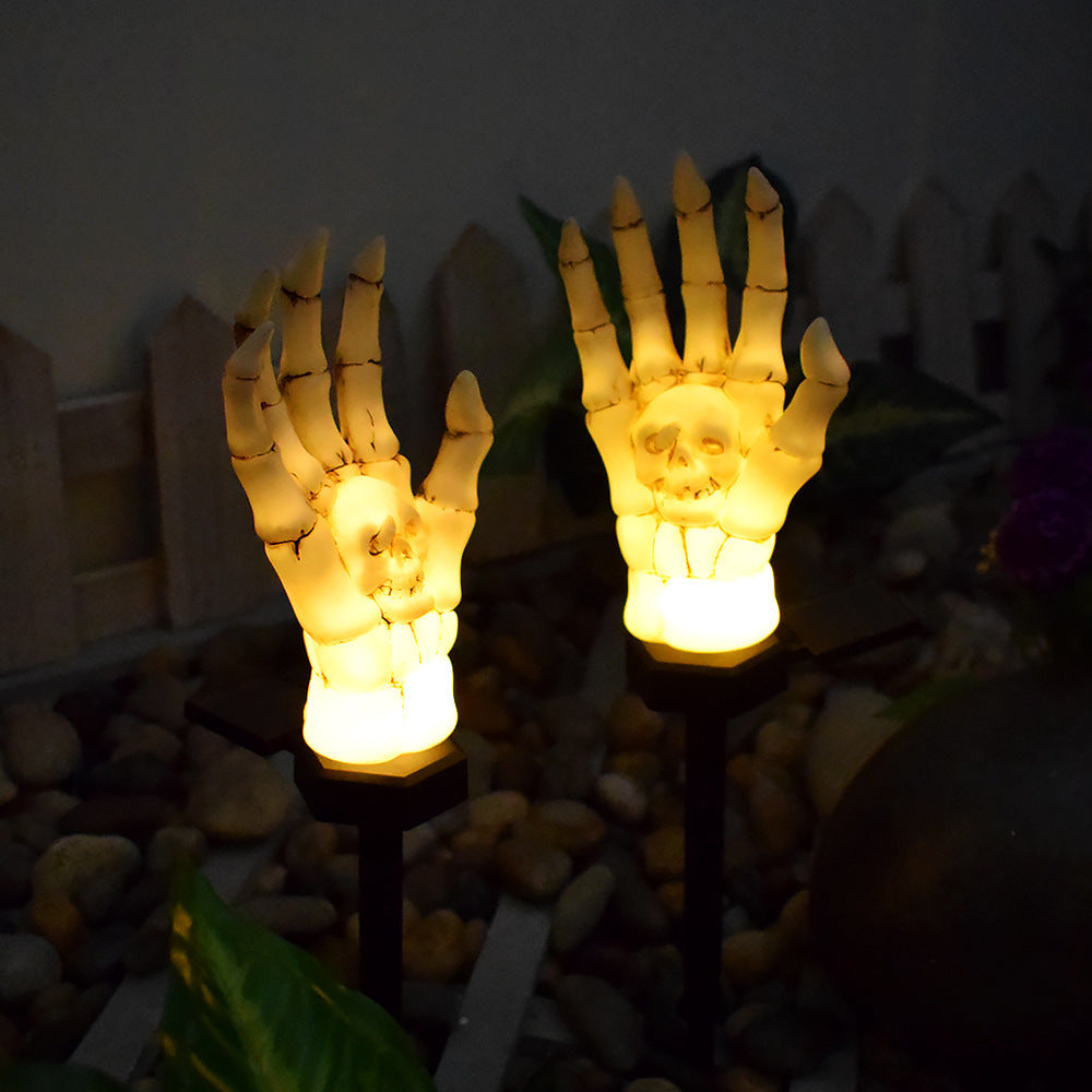 Halloween Waterproof Ghost Hand Light Courtyard Solar Light chicpolly