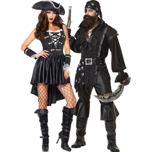 Halloween Male Pirate Costume Cosplay chicpolly