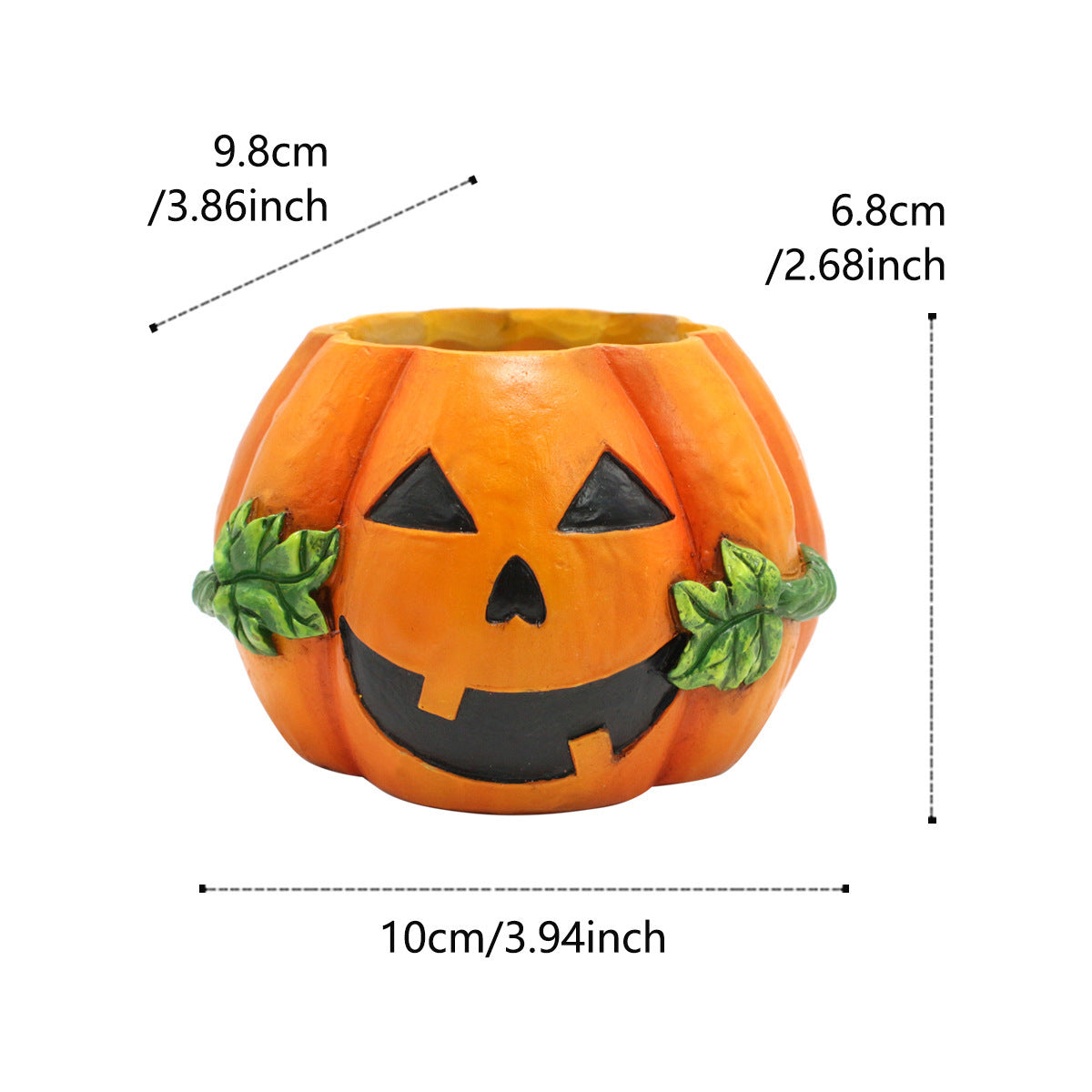 Halloween Pumpkin Decoration Flower Pot chicpolly