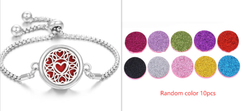Stainless Aromatherapy Bracelet for Women chicpolly