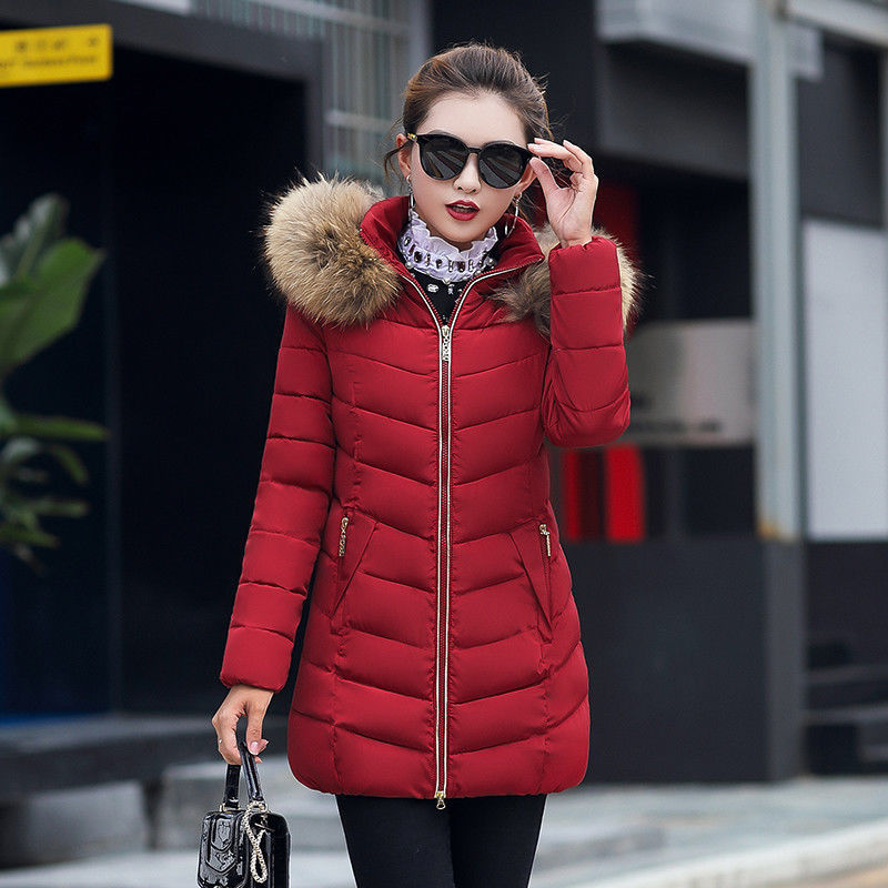 Winter jacket women fashion slim long cotton-padded Hooded jacket parka female wadded jacket outerwear winter coat women chicpolly