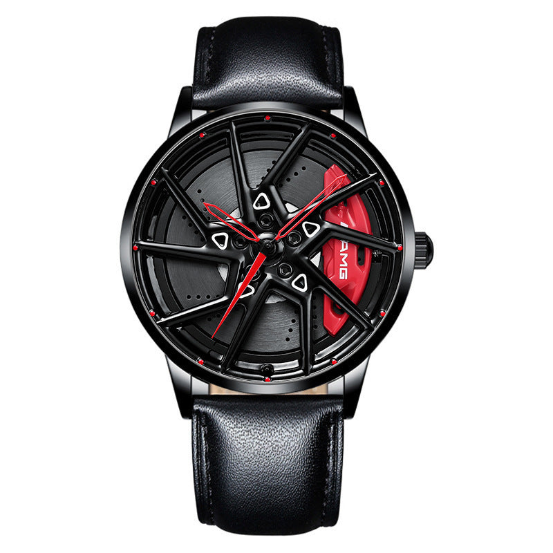 Hub Stereo Caliper Skeleton Dial Watch chicpolly