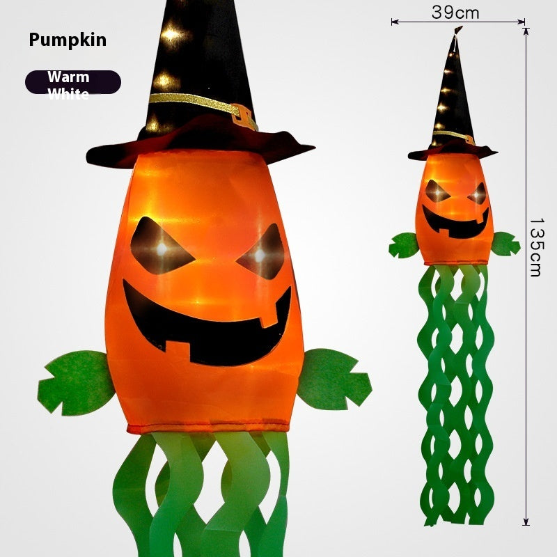 Halloween Hat LED Ghost Lighting Chain Ghost Festival Party Decoration chicpolly