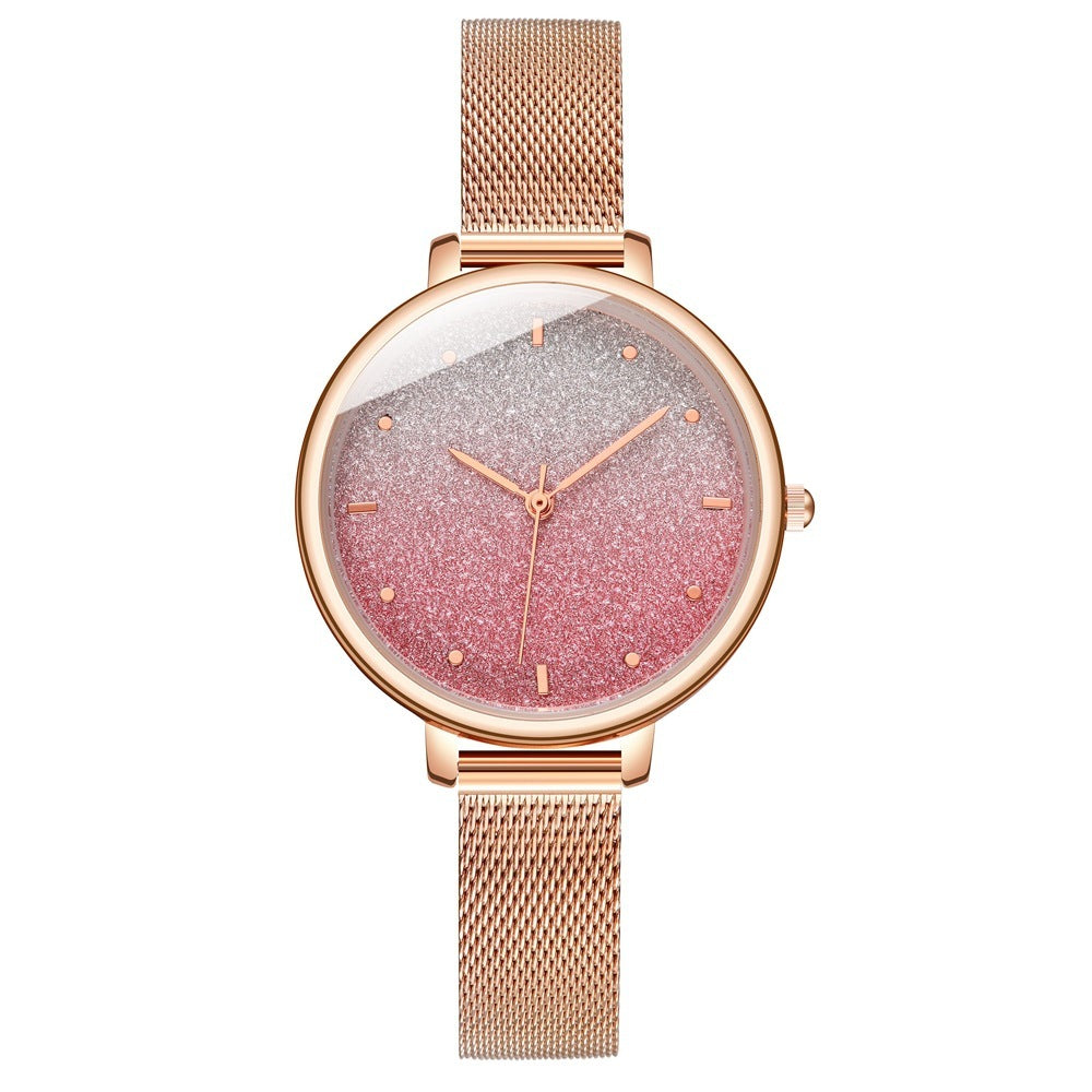 Starry Quartz Mesh Watch chicpolly