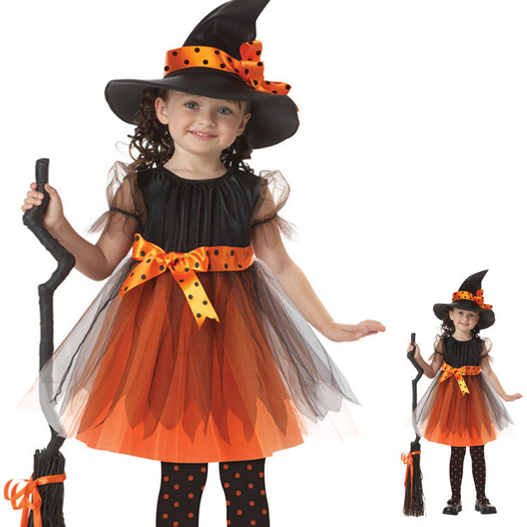 Halloween child witch costume chicpolly