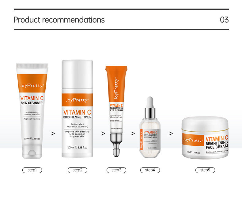 Hydrating And Moisturizing 5 Piece Facial Skin Care Set chicpolly