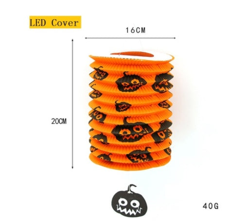 Halloween Holiday Decoration Lanterns Cloth Art Ghost Halloween String Lights chicpolly
