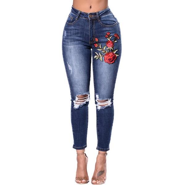 Ripped Jeans For Women Women Jeans Pencil Pants Denim Jeans chicpolly