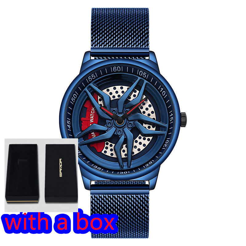 Rotating Cool Personality Wheel Watch Waterproof chicpolly