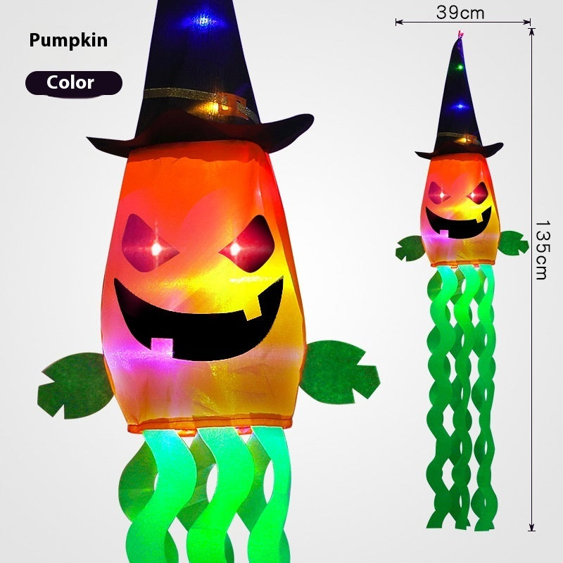 Halloween Hat LED Ghost Lighting Chain Ghost Festival Party Decoration chicpolly