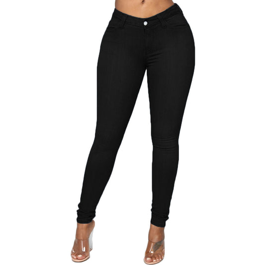 Explosive Style Jeans Women European Style Women'S Skinny Jeans Pencil Pants Xl chicpolly