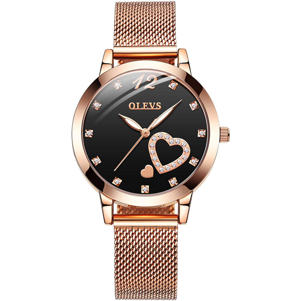 Rose Gold Leisure Quartz Watch chicpolly