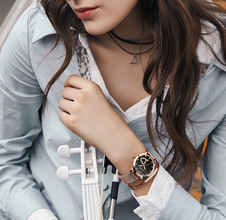 Rose Gold Leisure Quartz Watch chicpolly