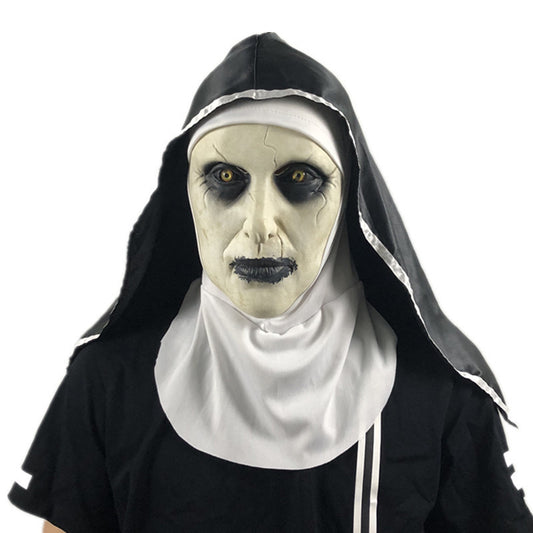 Halloween Scary Scary Nun Mask chicpolly