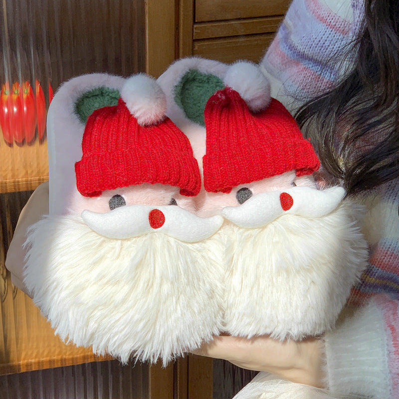 Christmas Santa Claus Home Slippers For Women chicpolly
