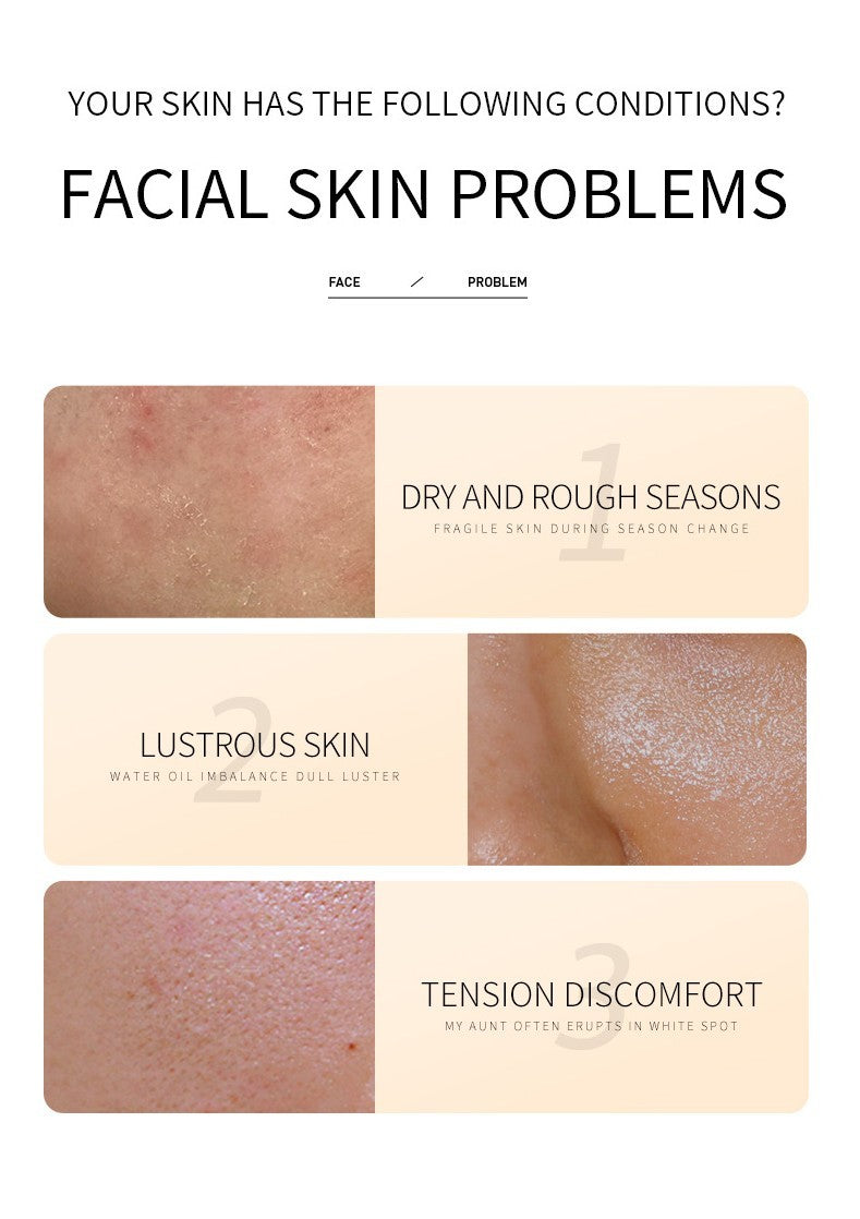 Puree Skin Rejuvenation Moisturizing Six-piece Set Hydrating Skin Care Products chicpolly