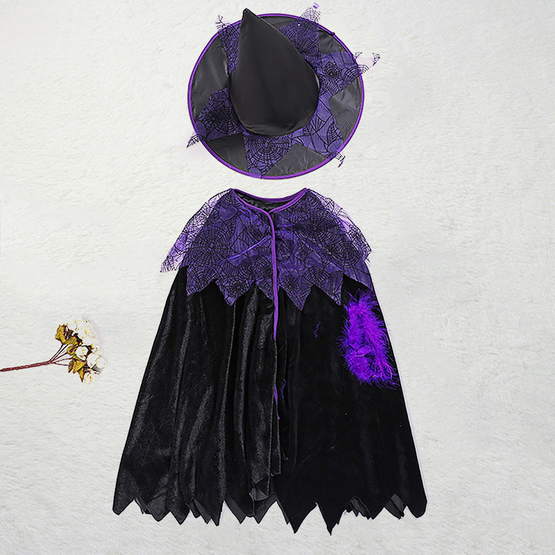 Halloween child witch costume chicpolly