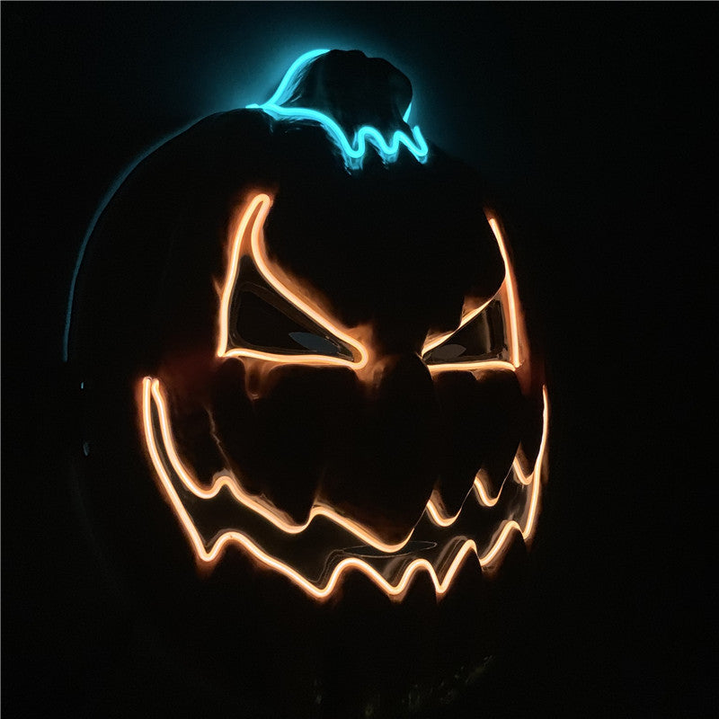 Pumpkin LED Purge Halloween Mask chicpolly