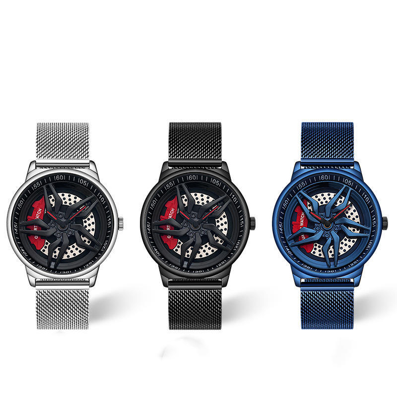 Rotating Cool Personality Wheel Watch Waterproof chicpolly