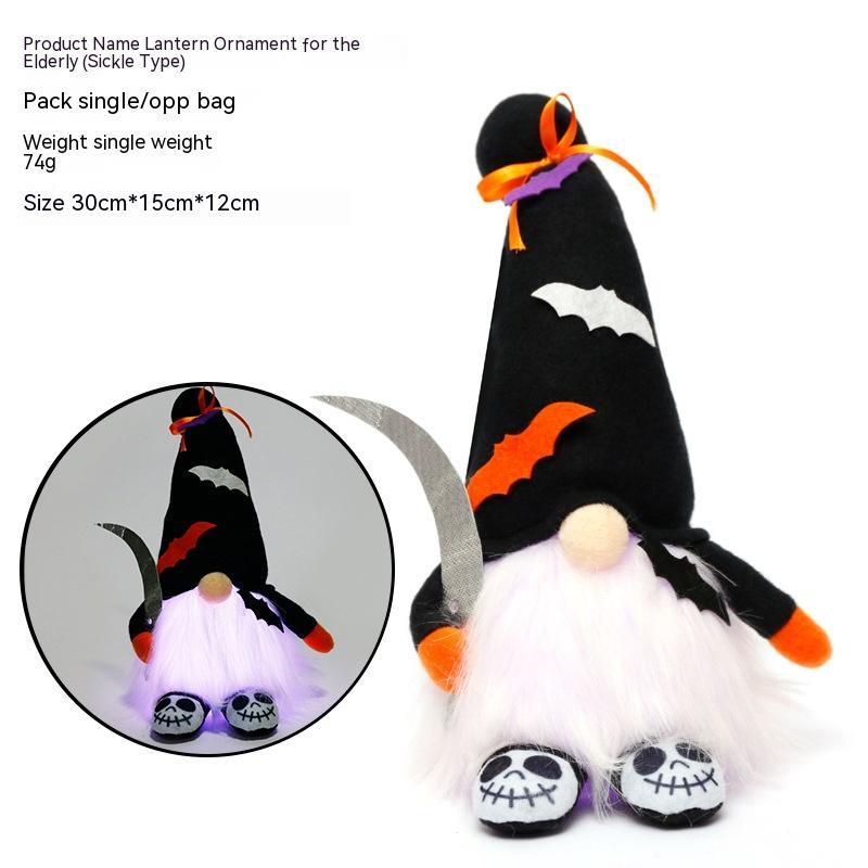 Halloween Decorations Non-woven Decoration With Lights chicpolly