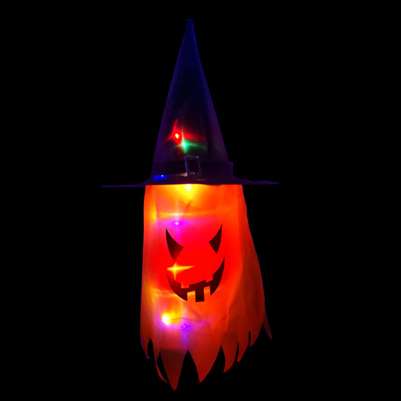 Halloween Holiday Decoration Lanterns Cloth Art Ghost Halloween String Lights chicpolly