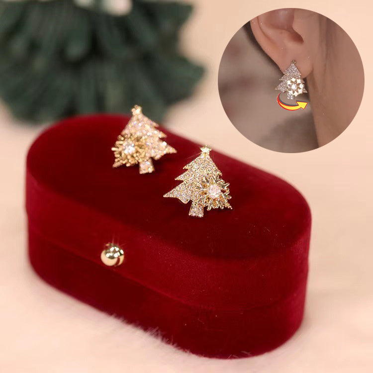 Christmas Tree Earrings  Stud Earring chicpolly