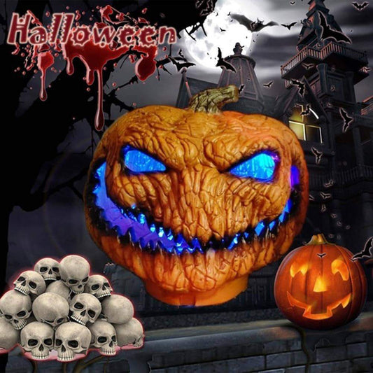 Halloween new pumpkin lights funny ghost pumpkin decoration chicpolly