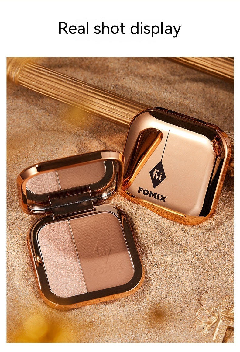 Two-color Highlight Repair Makeup Palette chicpolly