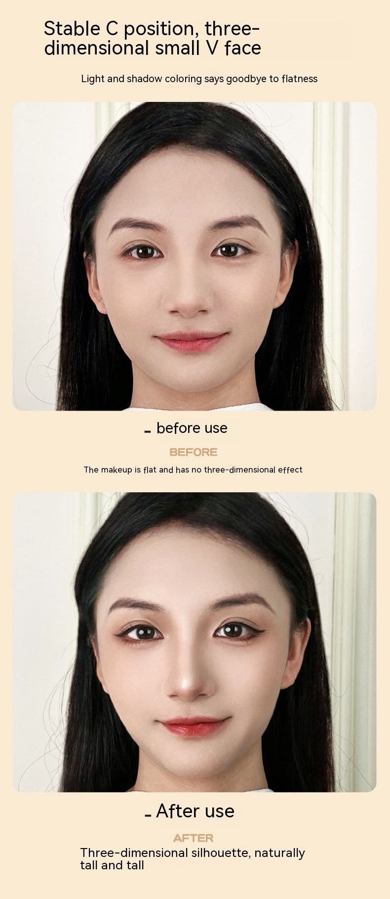 Two-color Highlight Repair Makeup Palette chicpolly