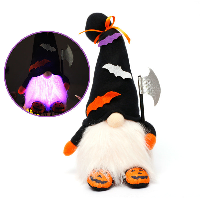 Halloween Decorations Non-woven Decoration With Lights chicpolly
