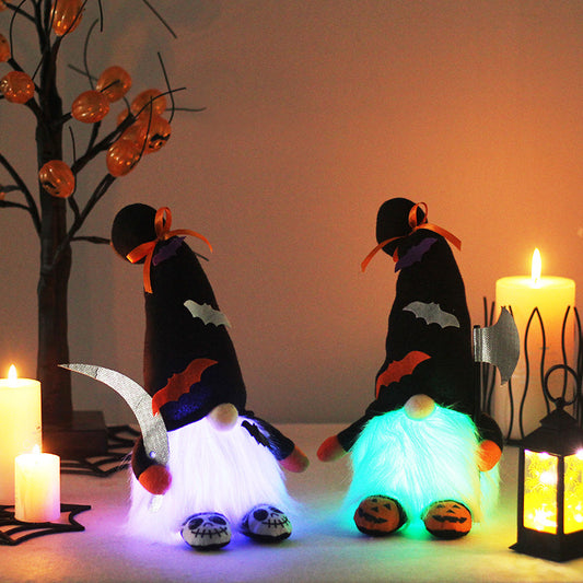 Halloween Decorations Non-woven Decoration With Lights chicpolly