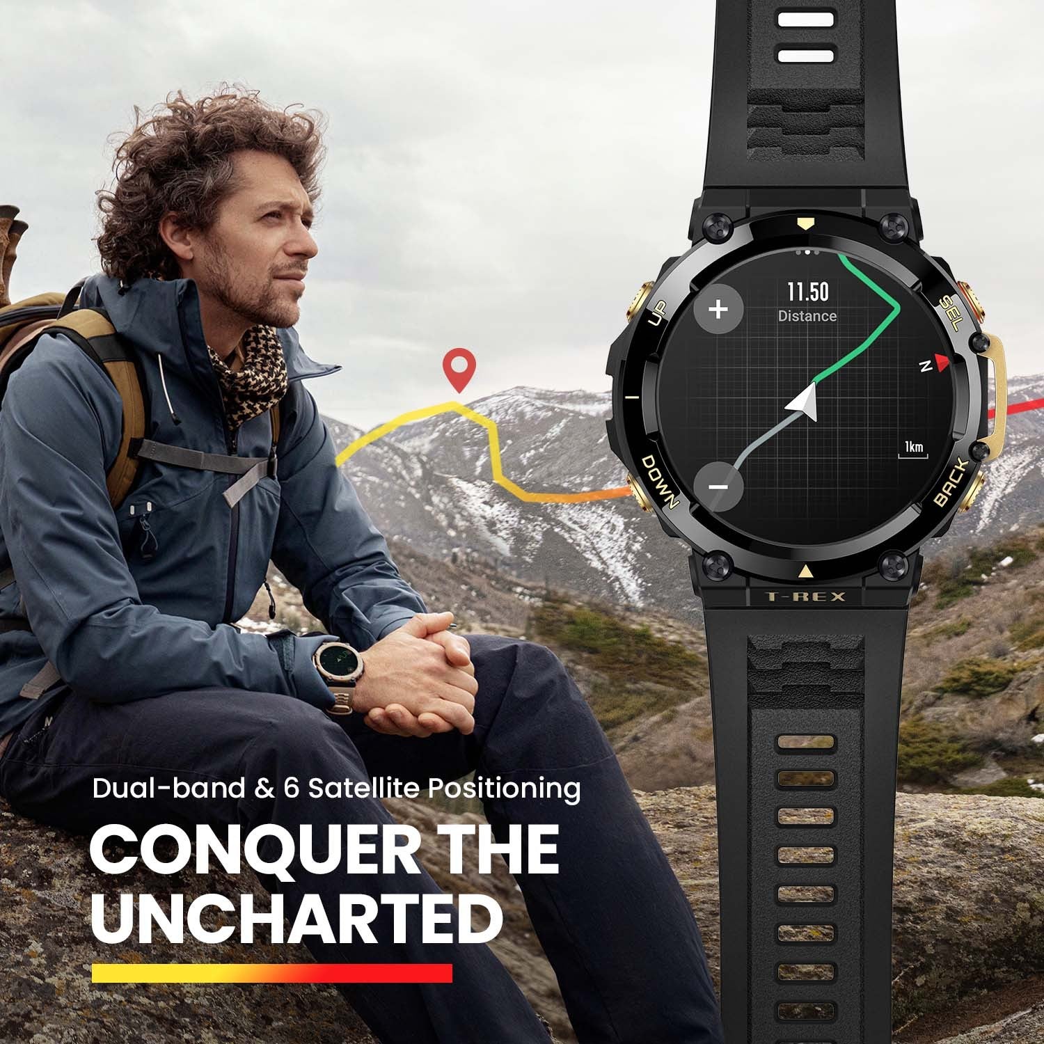 Heart Blood Oxygen Monitoring Wrist Watch chicpolly