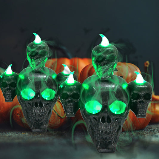 New Halloween Decoration Halloween Skull With Lights Ornaments chicpolly
