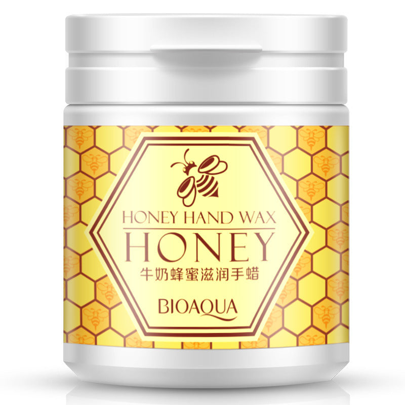 Milk honey Whitening Nourish hand wax skin care moisturizing hydrating remove aged horn paraffin bath hand cream chicpolly