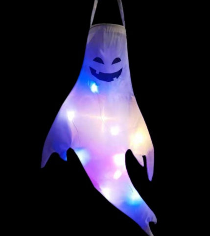 Halloween Hair Dryer Ghost Decoration Ghost Face Glow chicpolly