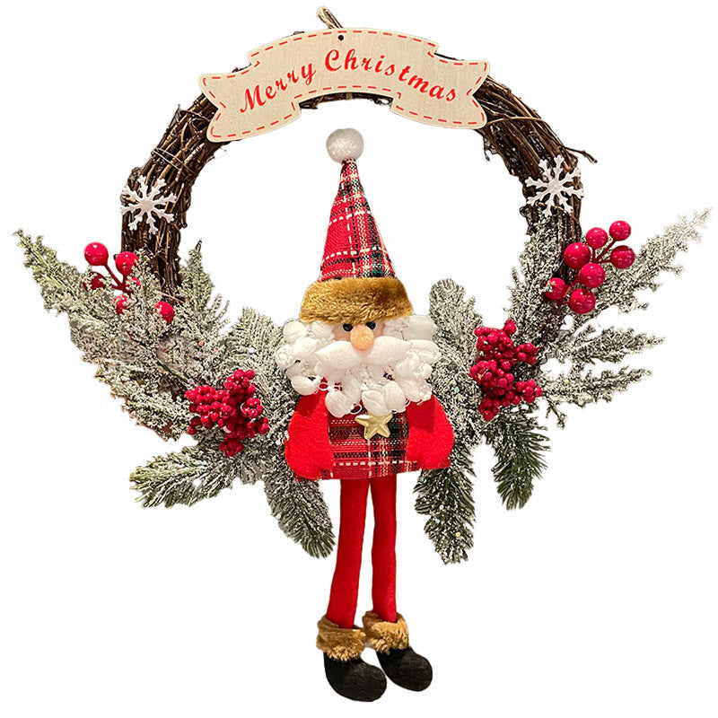 Christmas Snowman Elk Vine Ring Christmas chicpolly