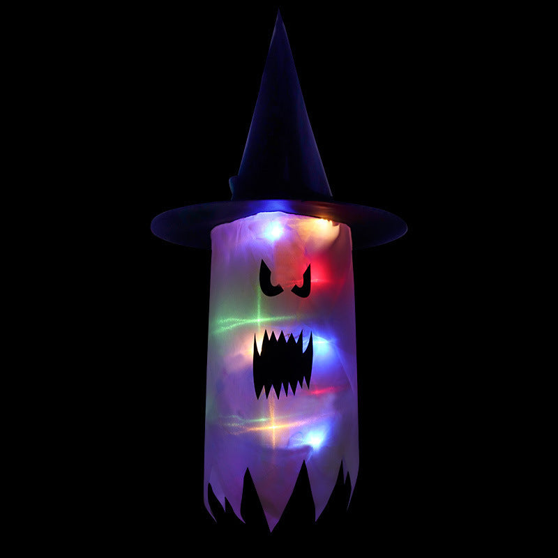 Halloween Holiday Decoration Lanterns Cloth Art Ghost Halloween String Lights chicpolly