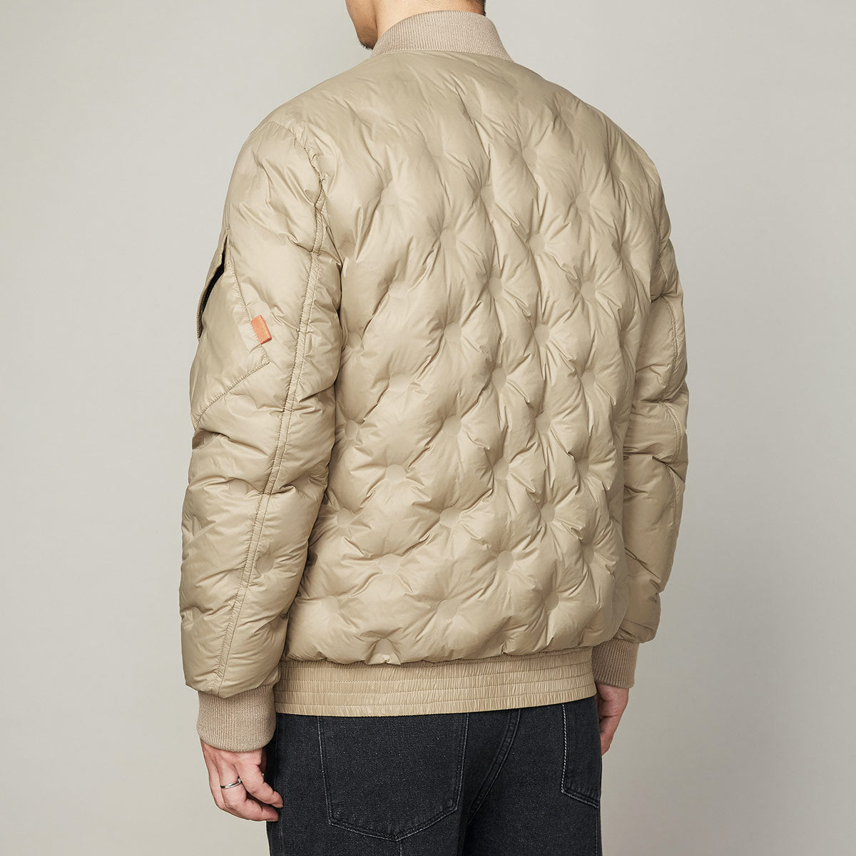 New Winter Baseball Collar Light Down Jacket Men Gray Duck Down Warm Jacket chicpolly